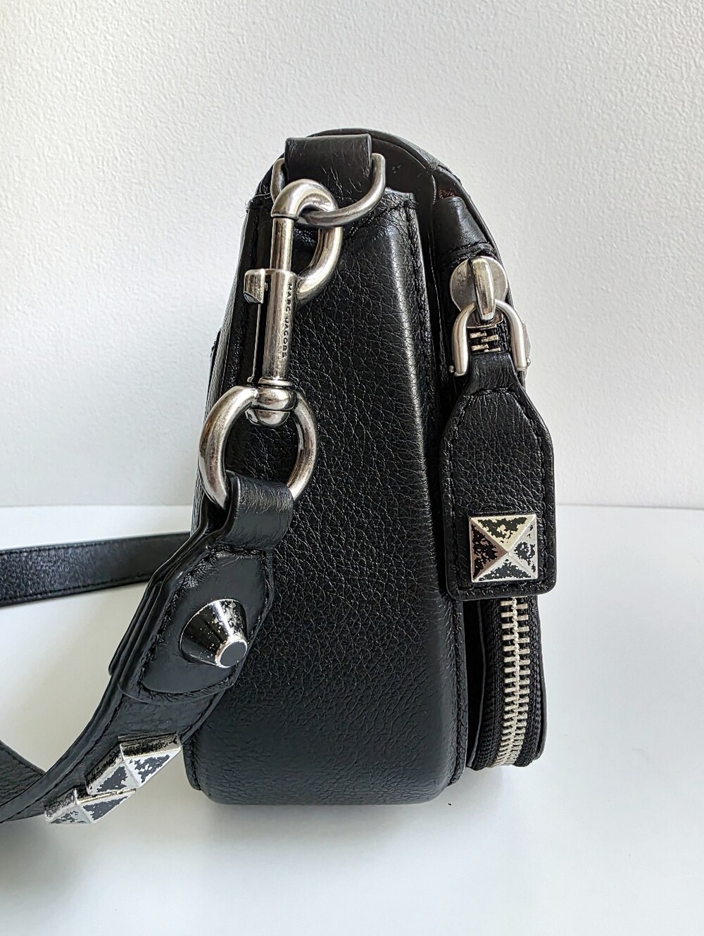 Marc Jacobs Recruit Studded Saddle Bag - Picture 3 of 14